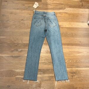 MOTHER Pixie Dazzler Ankle Fray Jeans